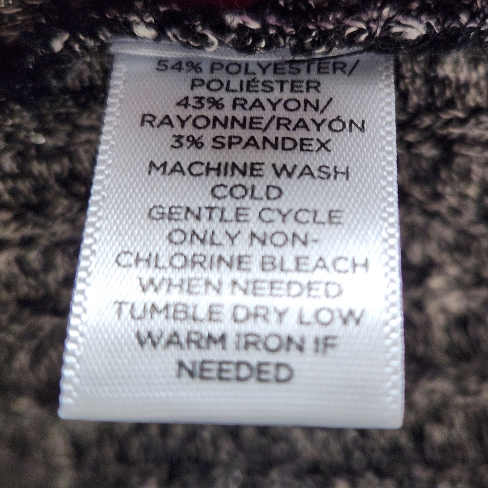 Ann Taylor Loft Chic Marled Neutral Career Open Front Cardigan Size L - Picture 4 of 9